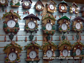 bird coming out wall clocks wholesale