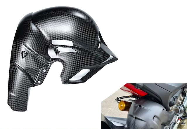 carbon fiber exhaust cover sample China