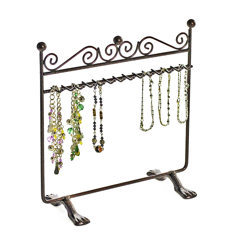 hanging metal bracelet display