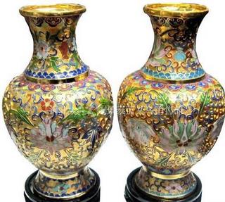 jing tai lan vases