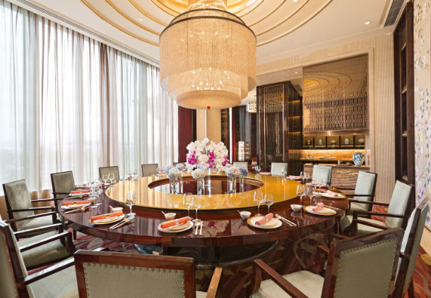 Private Dinning Room in Marriott Hotel Yiwu for Chinese Food