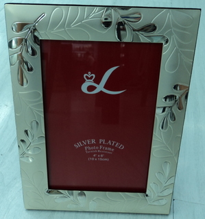 silver plated photo frame for wholesale