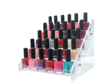 Acrylic nail polish display