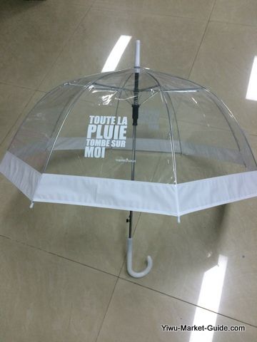 promotional bell umbrella with logo printing