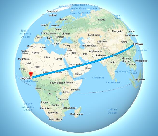 How much shipping freight cost from Yiwu to Lagos Nigeria?