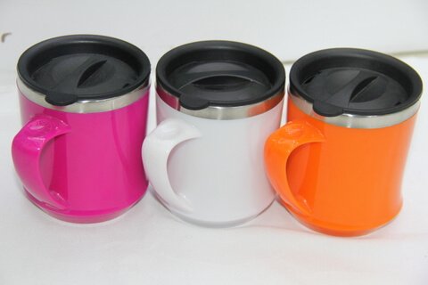 Cheap Stainless Steel Promotional Cups With Lid 450ml