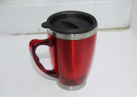 Cheap Stainless Steel Promotional Cups With Lid 450ml #00102-0