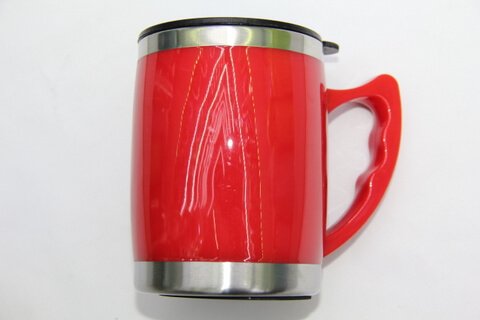 Cheap Stainless Steel Promotional Cups Bright Red #00107