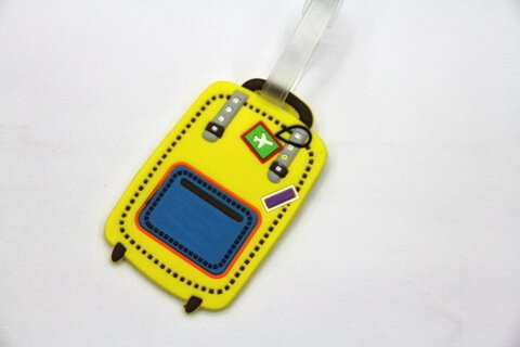 Silicone/Rubber luggage tags for tourist souvenir & gifts, luggage  #02003-044