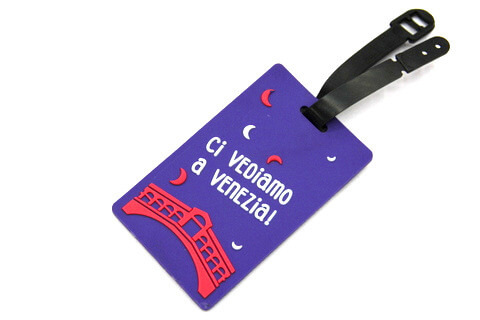 Silicone/Rubber luggage tags for tourist souvenir & gifts, Venezia, #02005-015
