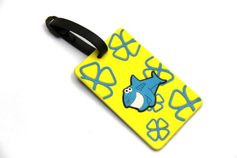 Silicone/Rubber luggage tags for tourist souvenir & gifts, fly, #02005-049