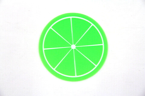 Custom Silicone/Rubber Coasters Fruit #02009-001