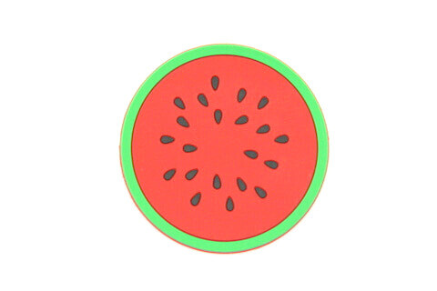 Custom Silicone/Rubber Coasters Watermelon #02009-003 Custom Silicone/Rubber Coasters Watermelon #02009-003