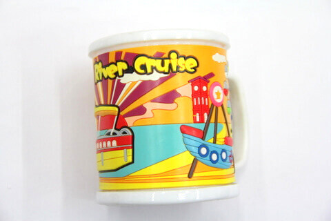 Silicone/rubber drinking cups for promotional&souvenir gifts river cruise #02011-001