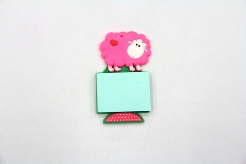 Silicone/Rubber Fridge Magnets Notepad Sheep #02012-005