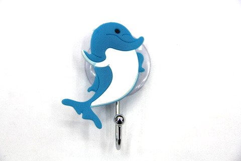 Silicone / Rubber suction hooks dolphin #02013-002