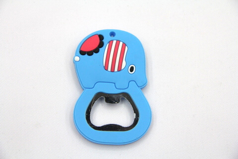 Silicone/rubber bottle opener cartoon elephant #02015-008 Silicone/rubber bottle opener cartoon elephant #02015-008