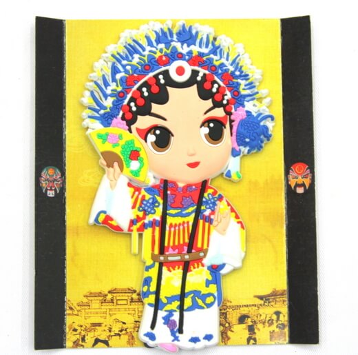 Silicone/Rubber Chinese Culture Character Opera girl  #02016-005