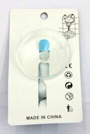 Silicone/Rubber toothbrush holder with sucker #02020-017