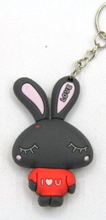 Silicone key chain (ring) Cartoon Theme #02026-030