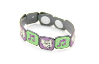 Silicone/Rubber (Soft Plastic) Bracelet Music #02029-011