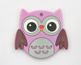 Silicone/Rubber fridge magnets, Cute cartoon animals, owl, #02034-007
