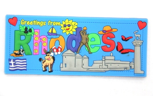 Silicone/Rubber Fridge Magnet tourist souvenirs, Greece, , # 02035-011