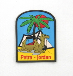 Silicone/Rubber Fridge Magnet tourist souvenirs, Jordan, , # 02036-001