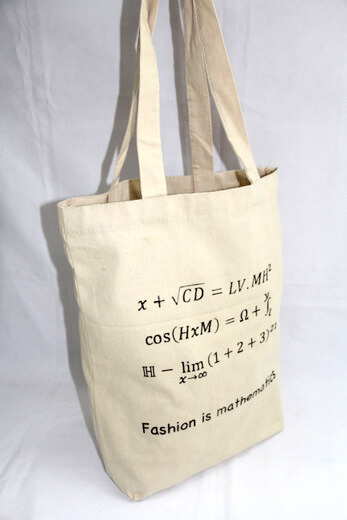Reusable promotional cotton/canvas shopping totes with custom print/logo, fashion, #04-028