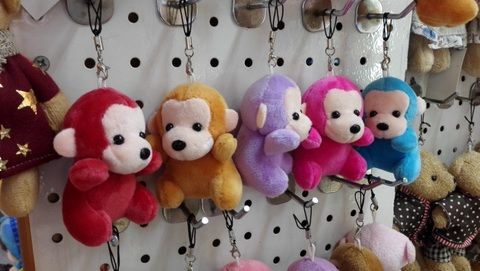 plush toys key chain  wholesale in Yiwu market China