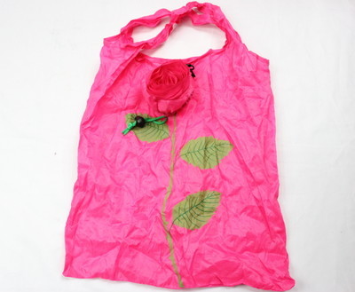 Folding Bags #1001-006-2, rose shape, unfold