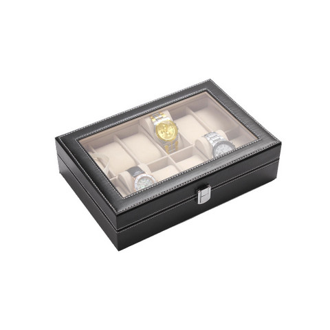 PU Leather Watch Display Box 12 slots (3)