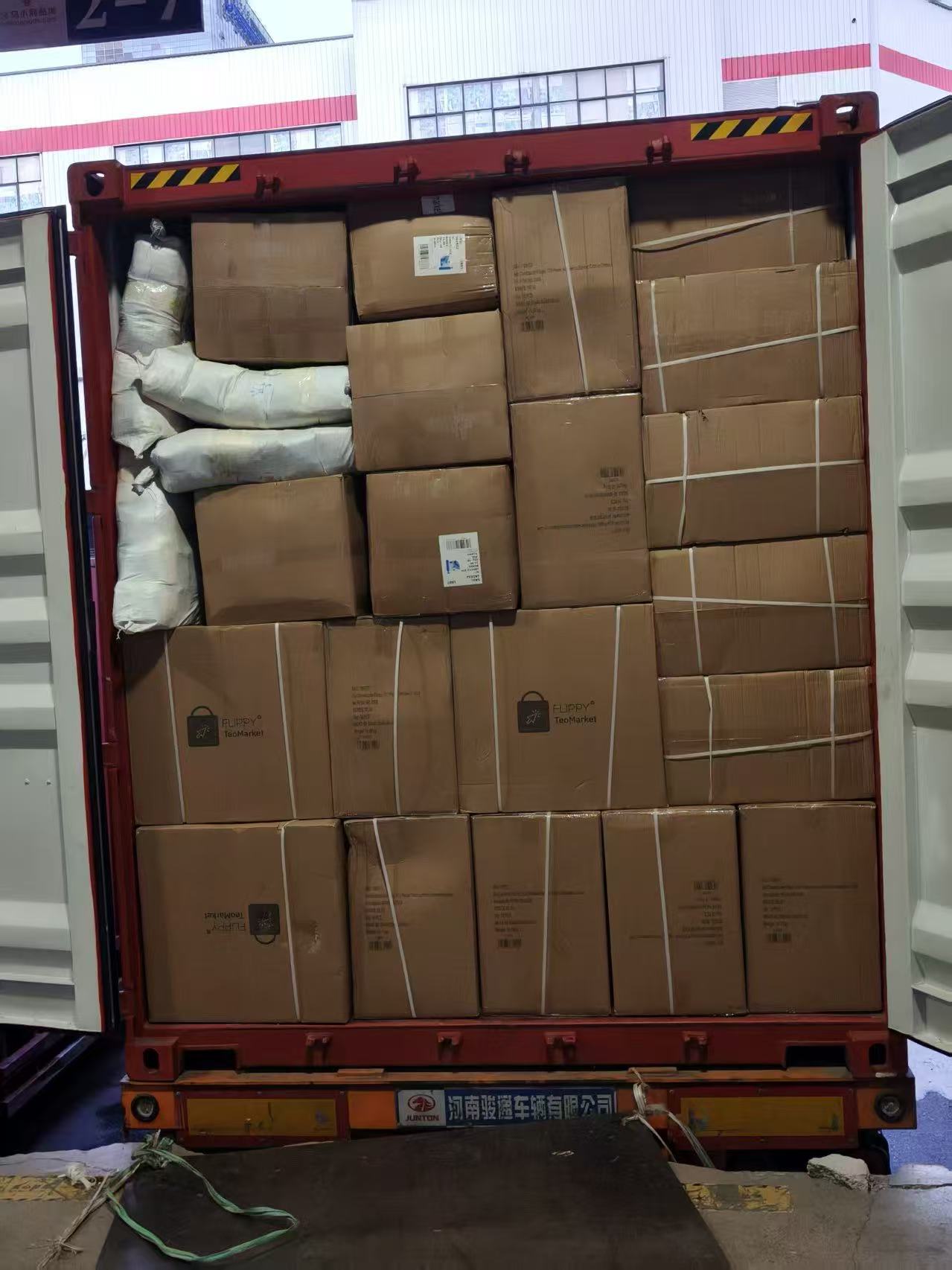 1st and 2nd container were loaded from our warehouse