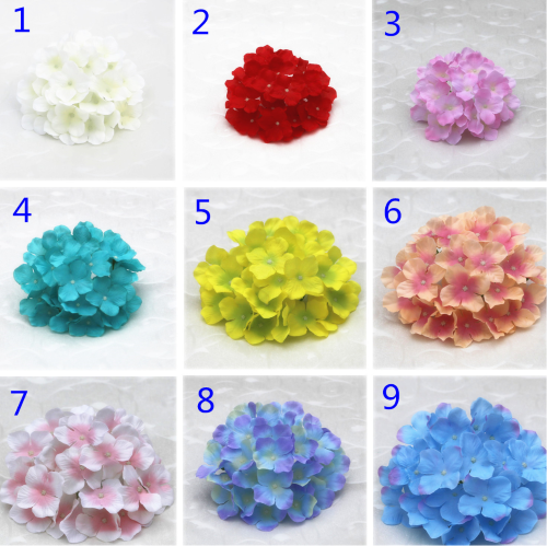 Top 4 hydrangea silk flowers wholesale Yiwu China, color swatch 1