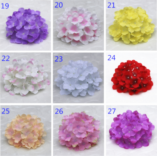 Top 4 hydrangea silk flowers wholesale Yiwu China, color swatch 3