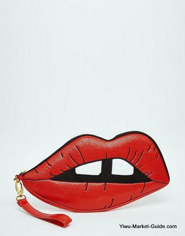 lips shape bags