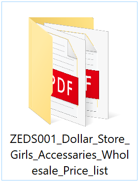 ZEDS001_Dollar_Store_Girls_Accessaries_Wholesale_Price_list