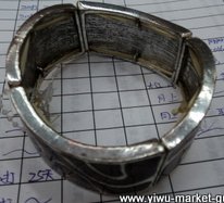 big alloy bracelet