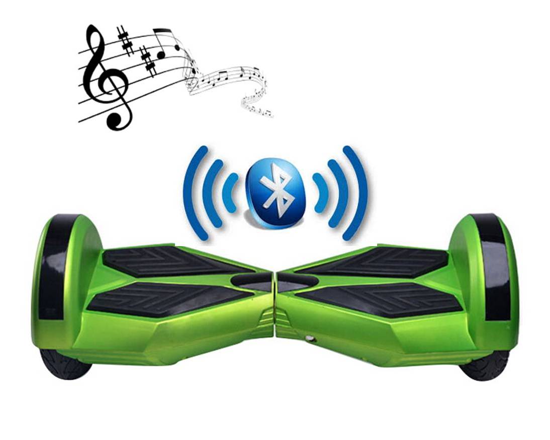 bluetooth hoverboard neon green