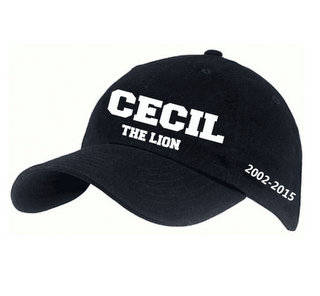 cecil the lion hat black