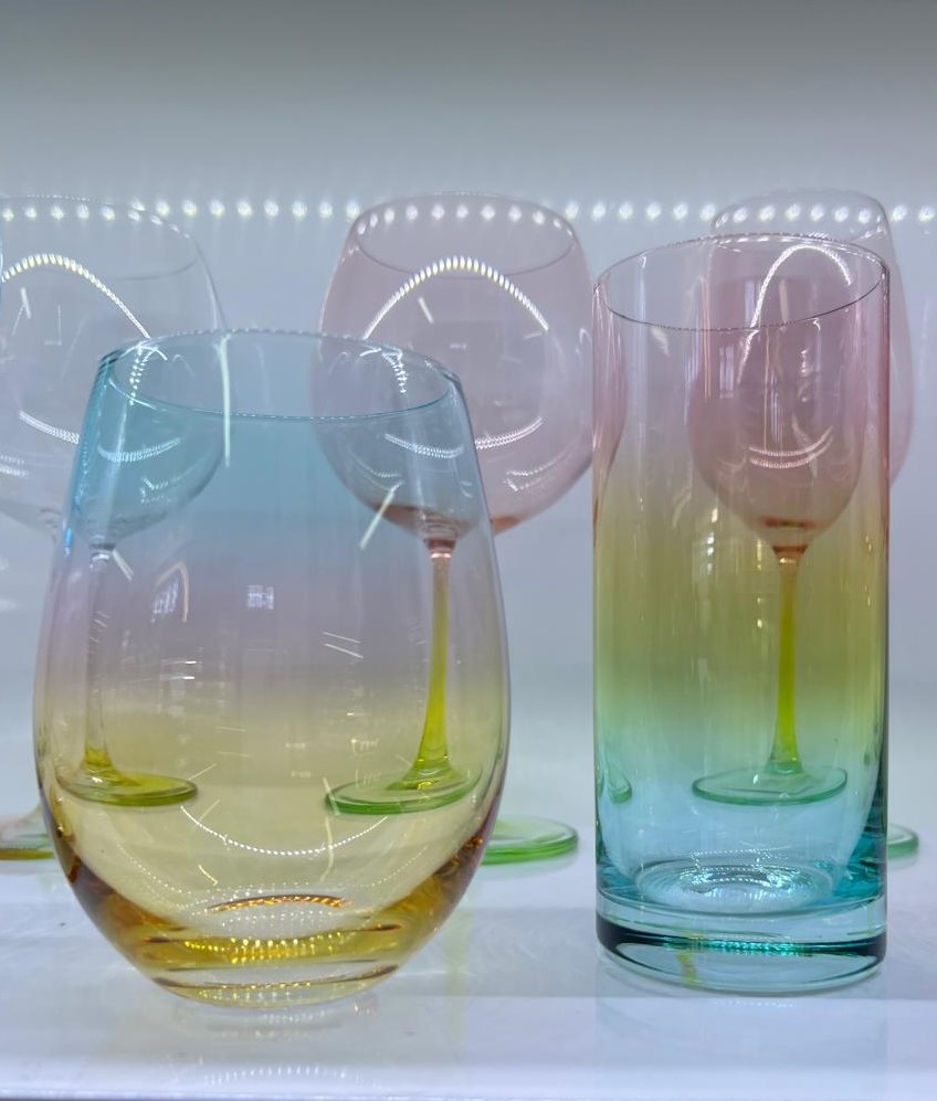 colorful glassware wholesale Yiwu market China