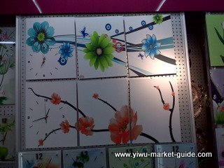 decorative picture wall clocks wholesale