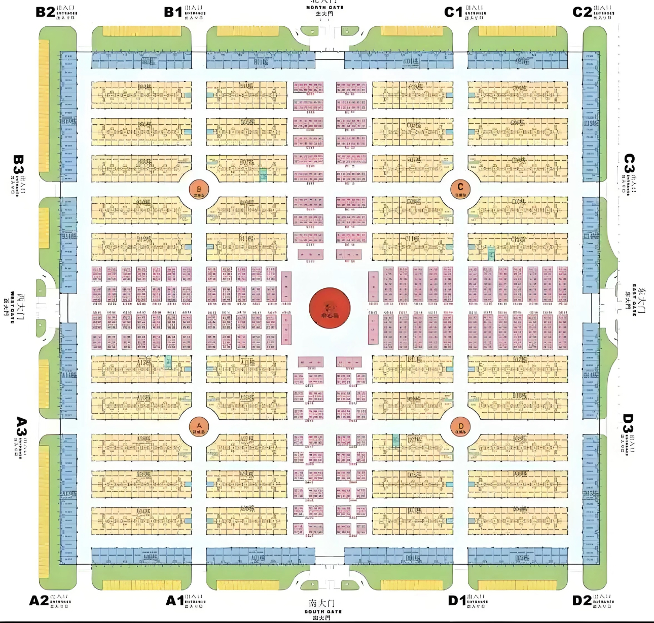 floor plan of zhuji pearls market