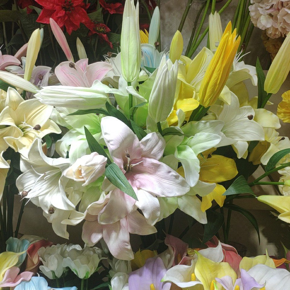 Lily flowers real touch (PU), Yiwu China 3