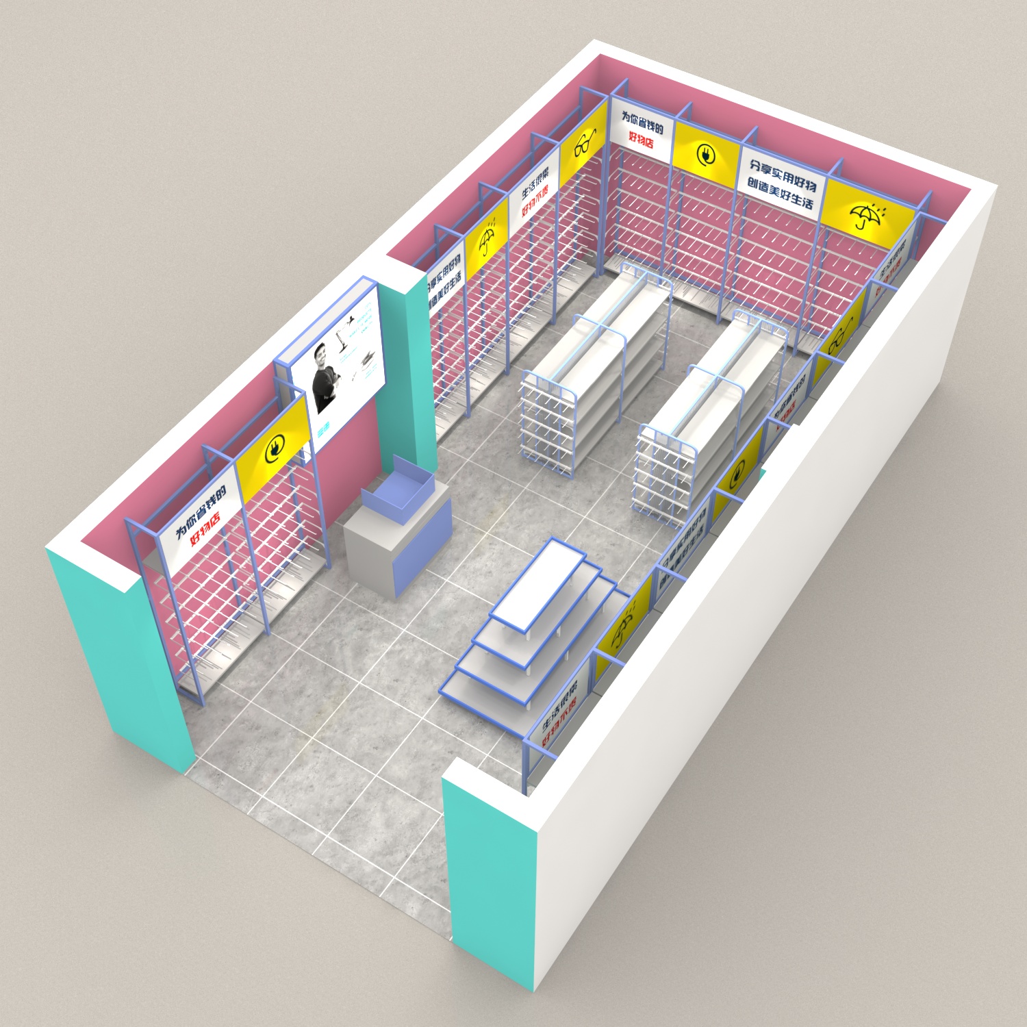 open dollar store cost example