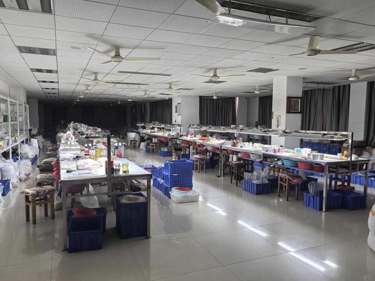 pearls processing workshop near zhuji pearls market