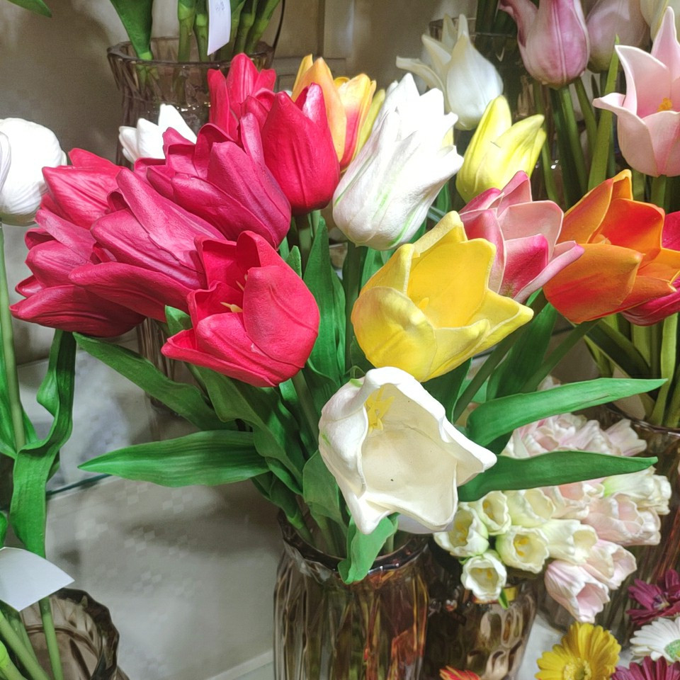 tulips real touch (PU), Yiwu China 4