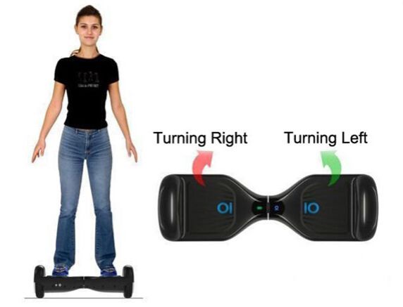 How to Ride a Smart Electric Self Balance Board? Turn Right, Turn Left.