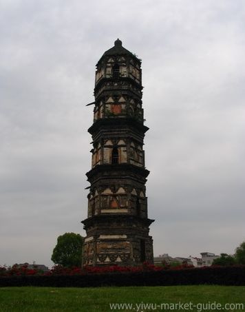Symbol of Yiwu - Da An Si Pagoda