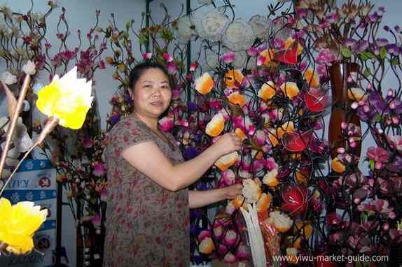 yiwu flowers wholesaler